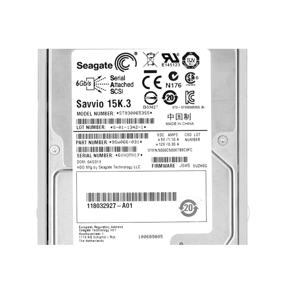 ST9300653SS SEAGATE HDD 300GB 15K SAS 6G 2.5 HOT-SWAP FOR DELL SERVERS